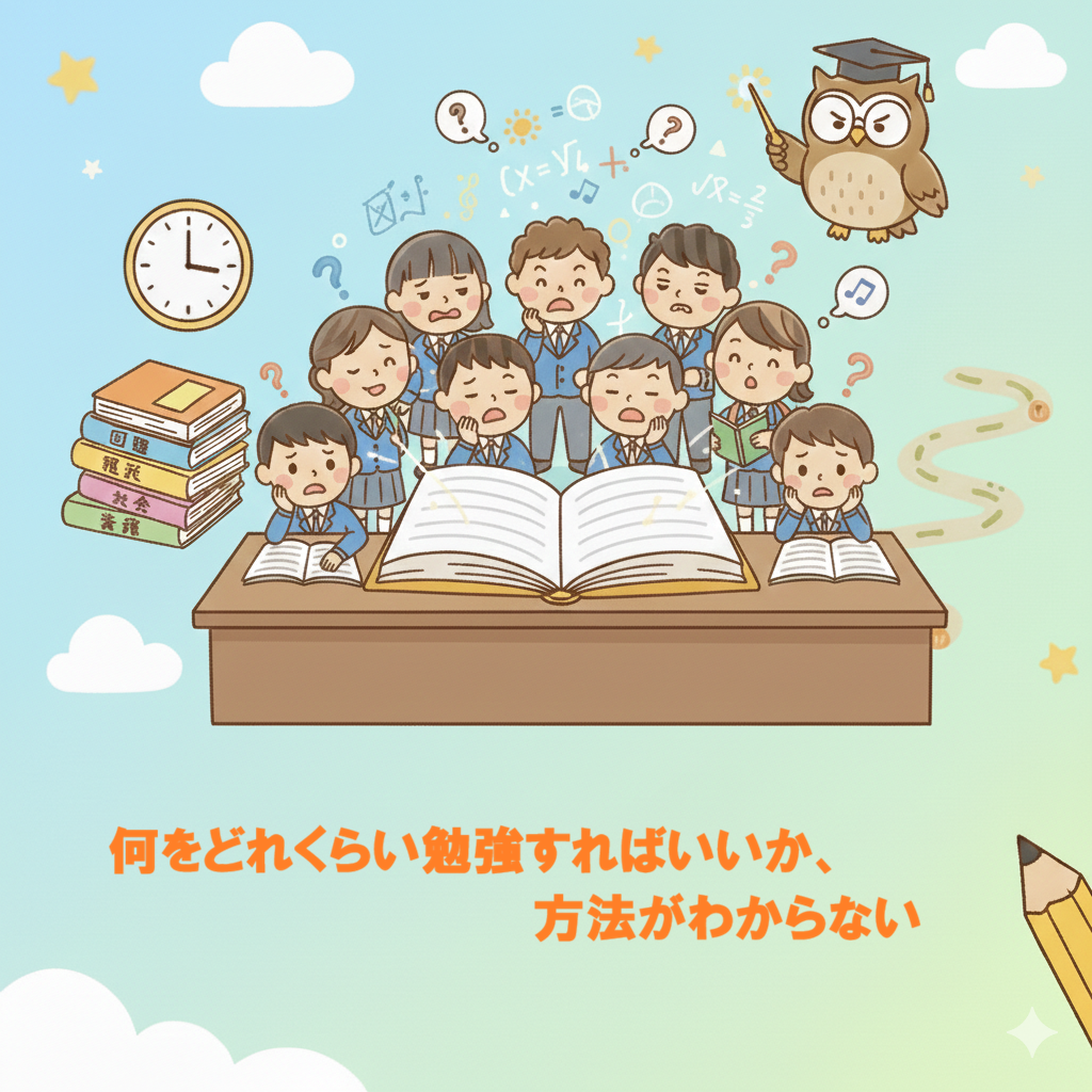 何をどれくらい勉強すればいいか方法がわからない