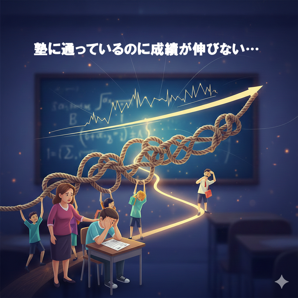 塾に通っているのに成績が伸びない