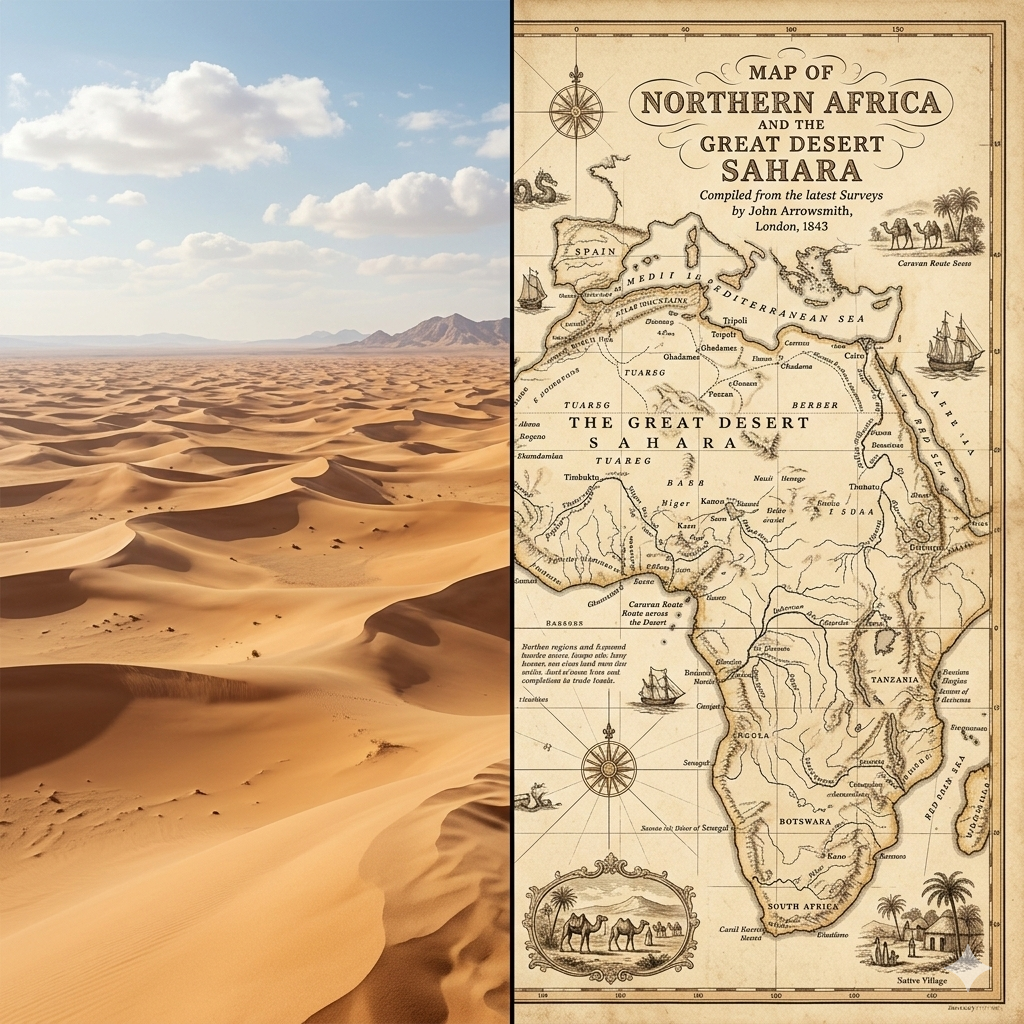 地図なしで砂漠